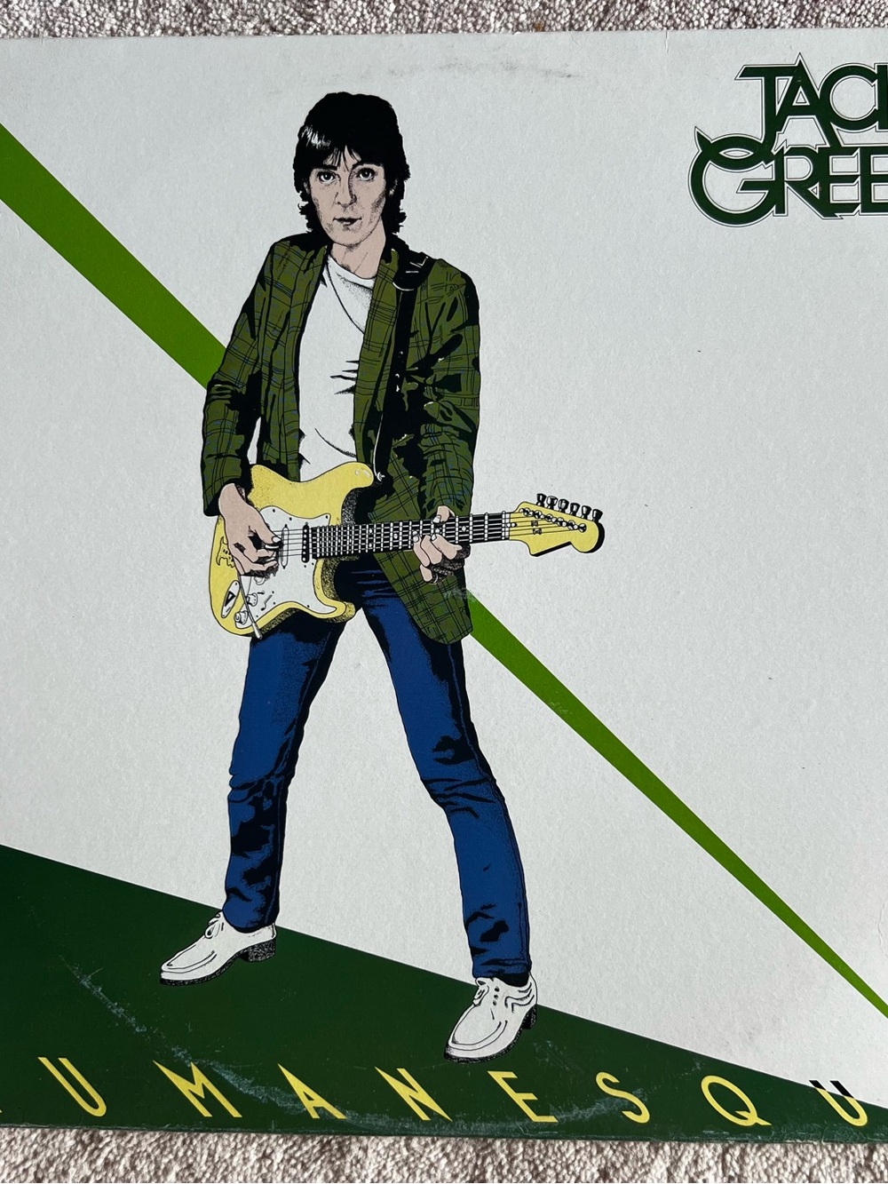 Vintage Jack Green Humanesque Vinyl Record Album 1980